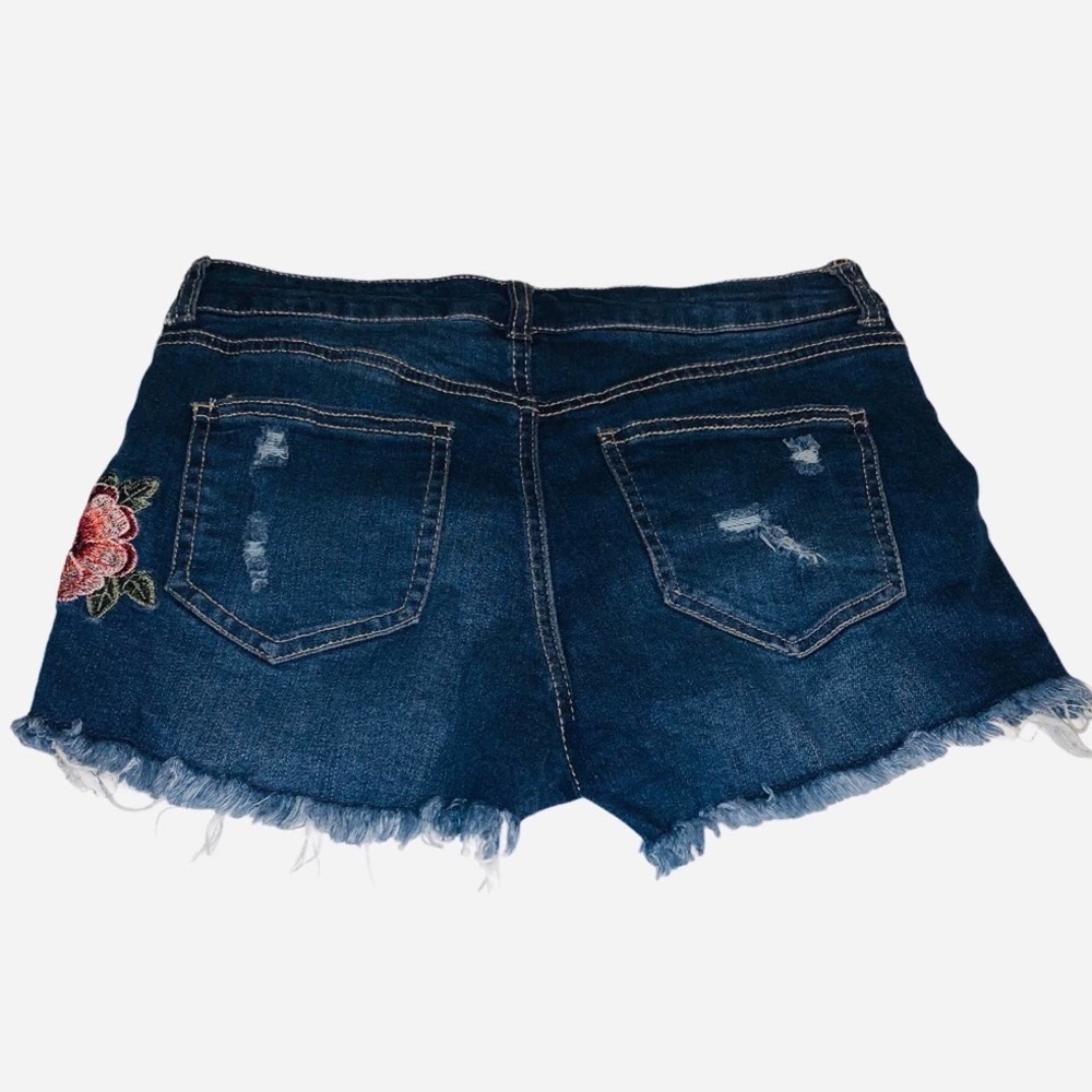 Wax Jean Womens Jean Shorts Stretch Denim  size S - Picture 2 of 7